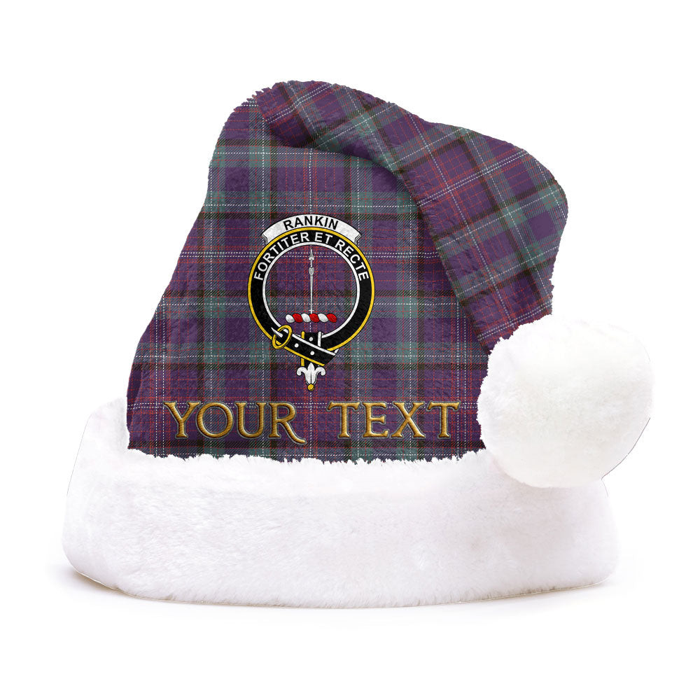 ScotsTee Shop Scottish Rankin Weathered Clan Badge Tartan Plush Christmas Hat