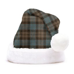 ScotsTee Shop Scottish MacKay Weathered Clan Badge Tartan Plush Christmas Hat