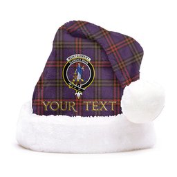 ScotsTee Shop Scottish Montgomery Weathered Clan Badge Tartan Plush Christmas Hat