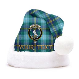 ScotsTee Shop Scottish Porteous Modern Clan Badge Tartan Plush Christmas Hat