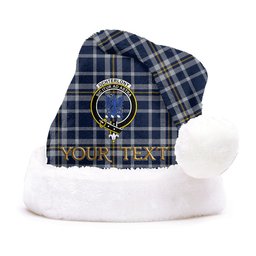 ScotsTee Shop Scottish Ochterlony (Auchterlony) Modern Clan Badge Tartan Plush Christmas Hat
