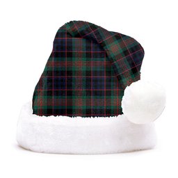 ScotsTee Shop Scottish Newlands (Walker Newlands) Modern Clan Badge Tartan Plush Christmas Hat