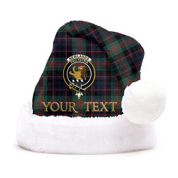 ScotsTee Shop Scottish Newlands (Walker Newlands) Modern Clan Badge Tartan Plush Christmas Hat