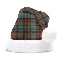 ScotsTee Shop Scottish MacKinlay Weathered Clan Badge Tartan Plush Christmas Hat