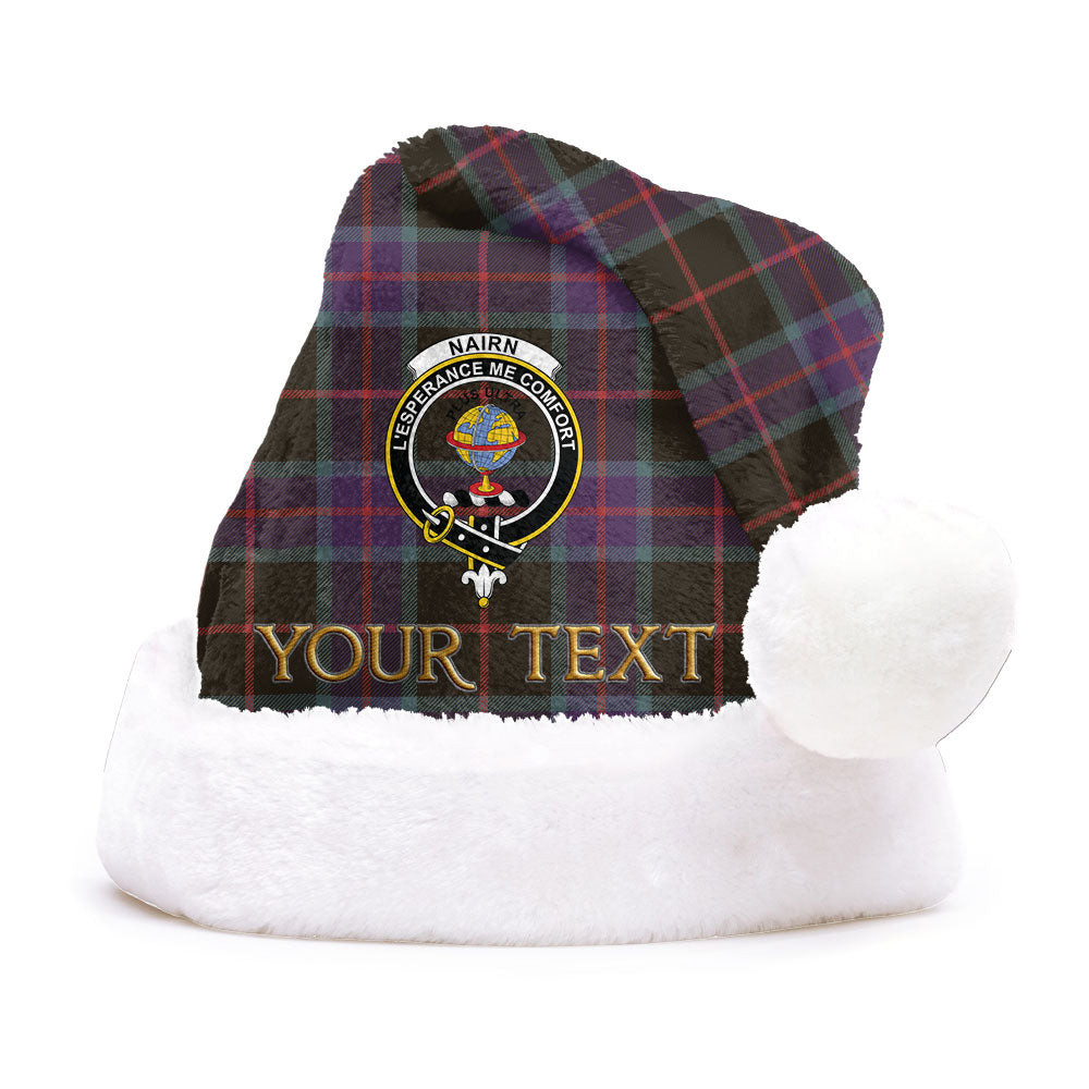 ScotsTee Shop Scottish Nairn Weathered Clan Badge Tartan Plush Christmas Hat