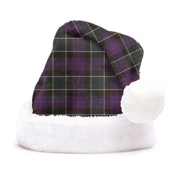 ScotsTee Shop Scottish Syme Weathered Clan Badge Tartan Plush Christmas Hat