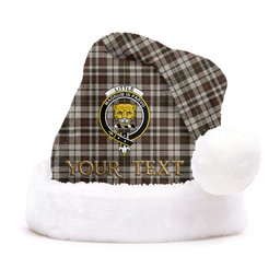 ScotsTee Shop Scottish Little Arisaid Weathered Clan Badge Tartan Plush Christmas Hat