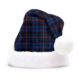 ScotsTee Shop Scottish MacCorquodale Modern Clan Badge Tartan Plush Christmas Hat