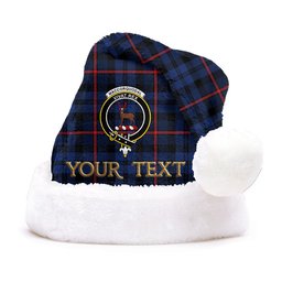 ScotsTee Shop Scottish MacCorquodale Modern Clan Badge Tartan Plush Christmas Hat