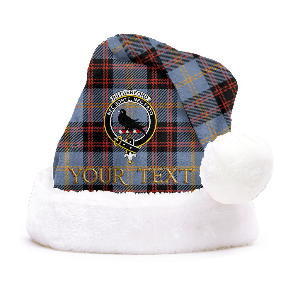 ScotsTee Shop Scottish Rutherford Ancient Clan Badge Tartan Plush Christmas Hat