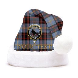 ScotsTee Shop Scottish Rutherford Ancient Clan Badge Tartan Plush Christmas Hat
