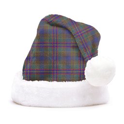 ScotsTee Shop Scottish Pitcairn Hunting Weathered Clan Badge Tartan Plush Christmas Hat