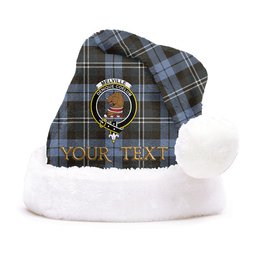 ScotsTee Shop Scottish Melville Weathered Clan Badge Tartan Plush Christmas Hat