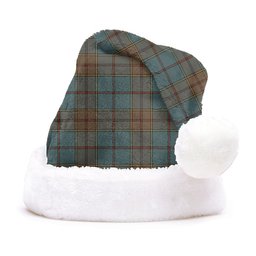 ScotsTee Shop Scottish Strachan Weathered Clan Badge Tartan Plush Christmas Hat