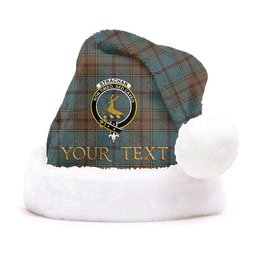 ScotsTee Shop Scottish Strachan Weathered Clan Badge Tartan Plush Christmas Hat
