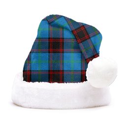 ScotsTee Shop Scottish Wedderburn Clan Badge Tartan Plush Christmas Hat