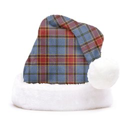 ScotsTee Shop Scottish Traill (Trayle) Ancient Clan Badge Tartan Plush Christmas Hat