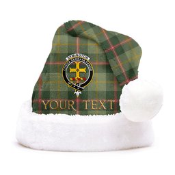 ScotsTee Shop Scottish Symington Modern Clan Badge Tartan Plush Christmas Hat