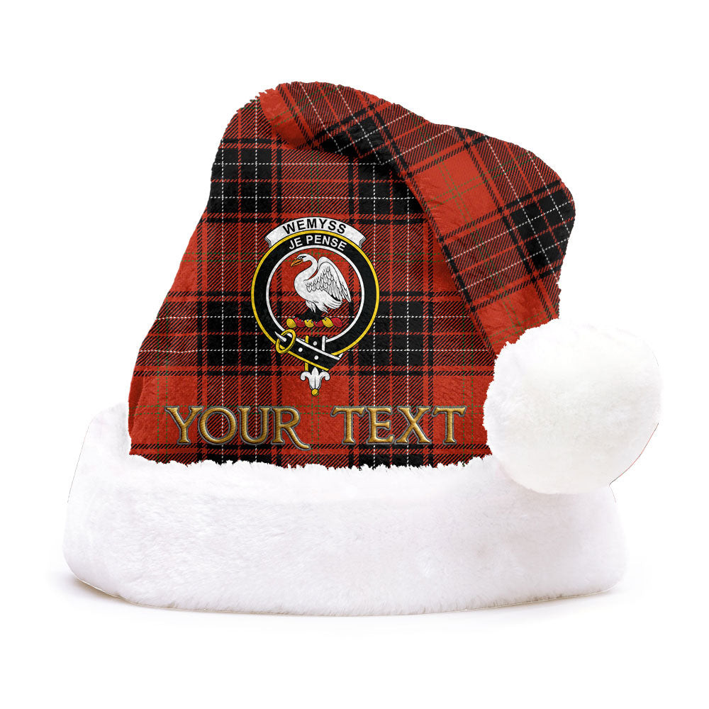 ScotsTee Shop Scottish Wemyss Ancient Clan Badge Tartan Plush Christmas Hat