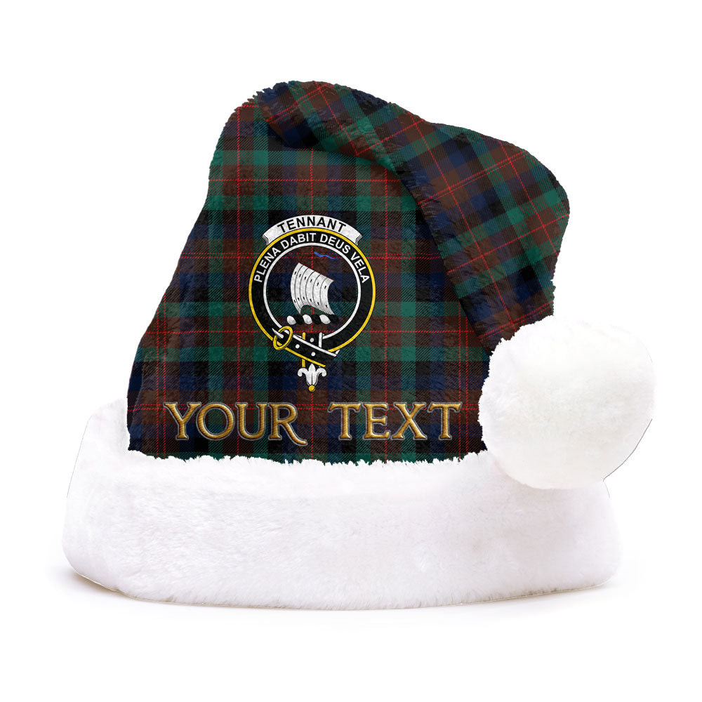 ScotsTee Shop Scottish Tennant Modern Clan Badge Tartan Plush Christmas Hat