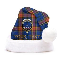 ScotsTee Shop Scottish Traill (Trayle) Modern Clan Badge Tartan Plush Christmas Hat