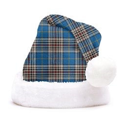 ScotsTee Shop Scottish Thompson Variant (Thomson Variant) Ancient Clan Badge Tartan Plush Christmas Hat