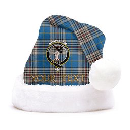 ScotsTee Shop Scottish Thompson Variant (Thomson Variant) Ancient Clan Badge Tartan Plush Christmas Hat