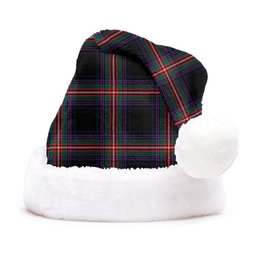 ScotsTee Shop Scottish Watt (Wate) Modern Clan Badge Tartan Plush Christmas Hat