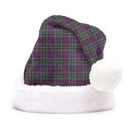 ScotsTee Shop Scottish Wood Weathered Clan Badge Tartan Plush Christmas Hat