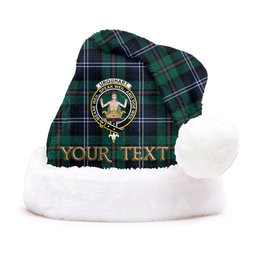ScotsTee Shop Scottish Urquhart Modern Clan Badge Tartan Plush Christmas Hat