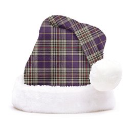 ScotsTee Shop Scottish Thompson Variant (Thomson Variant) Weathered Clan Badge Tartan Plush Christmas Hat