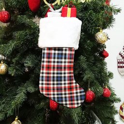 ScotsTee Shop Scottish Bell Border (Bell Southern Bell) Modern Clan Crest Tartan Christmas Stocking