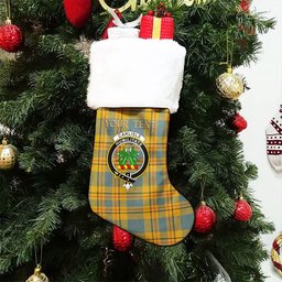 ScotsTee Shop Scottish Carlisle (Carlill) Weathered Clan Crest Tartan Christmas Stocking
