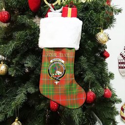 ScotsTee Shop Scottish Burnett Ancient Clan Crest Tartan Christmas Stocking