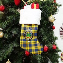 ScotsTee Shop Scottish Carlisle (Carlill) Modern Clan Crest Tartan Christmas Stocking