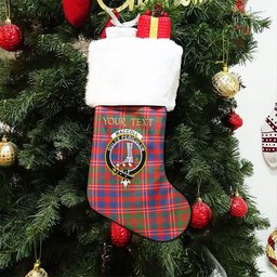 ScotsTee Shop Scottish MacColl (MacCall) Modern Clan Crest Tartan Christmas Stocking