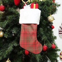 ScotsTee Shop Scottish MacAulay Weathered Clan Crest Tartan Christmas Stocking