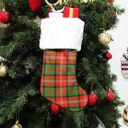 ScotsTee Shop Scottish Nisbet (Nisbit) Ancient Clan Crest Tartan Christmas Stocking