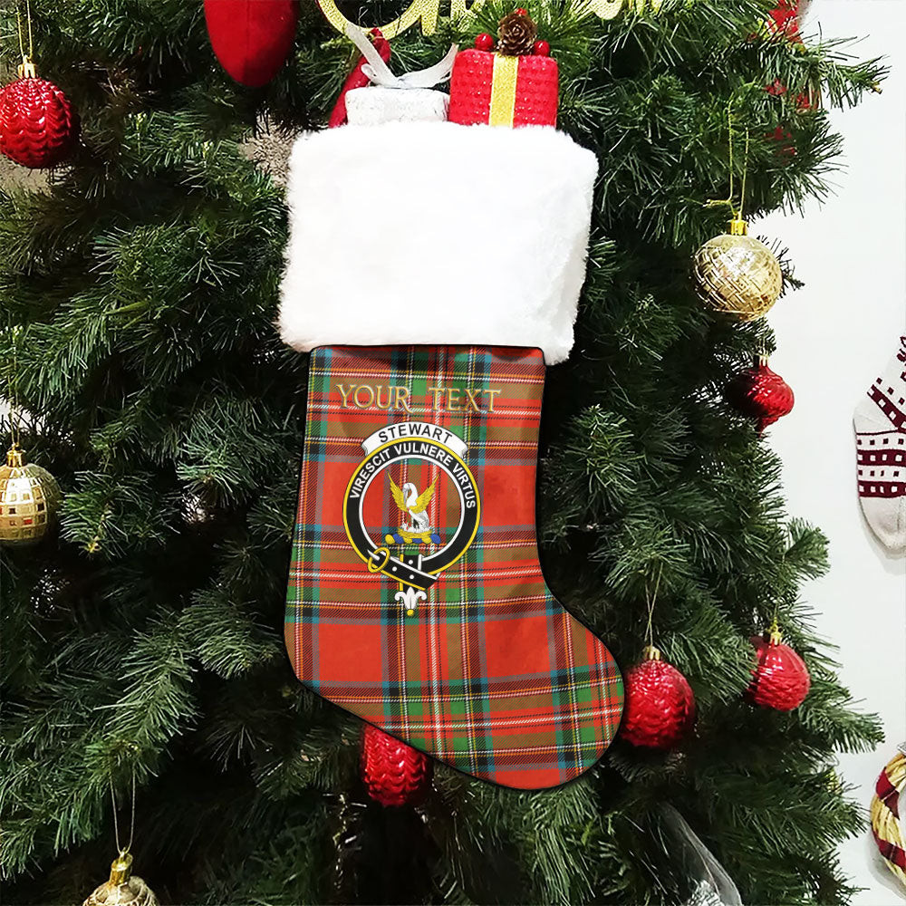 ScotsTee Shop Scottish Stewart Royal (Royal Stewart) Ancient Clan Crest Tartan Christmas Stocking