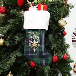 ScotsTee Shop Scottish Urquhart Modern Clan Crest Tartan Christmas Stocking