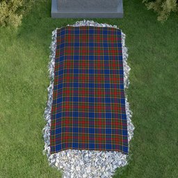 ScotsTee Shop Scottish Beattie (Beatty) Modern Clan Tartan Grave Blanket For Cemetery Waterproof Custom Memorial