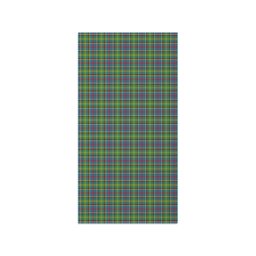 ScotsTee Shop Scottish Ayrshire District Clan Tartan Grave Blanket For Cemetery Waterproof Custom Memorial