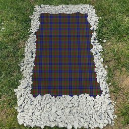 ScotsTee Shop Scottish Beattie (Beatty) Clan Tartan Grave Blanket For Cemetery Waterproof Custom Memorial