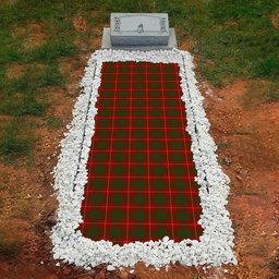 ScotsTee Shop Scottish Cameron Clan Tartan Grave Blanket For Cemetery Waterproof Custom Memorial