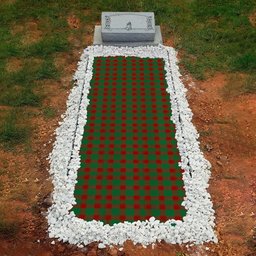 ScotsTee Shop Scottish Donachie Clan Tartan Grave Blanket For Cemetery Waterproof Custom Memorial