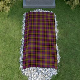 ScotsTee Shop Scottish Culloden Clan Tartan Grave Blanket For Cemetery Waterproof Custom Memorial