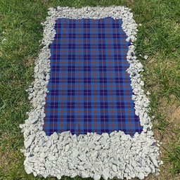 ScotsTee Shop Scottish Bryson 1988 Clan Tartan Grave Blanket For Cemetery Waterproof Custom Memorial