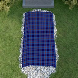 ScotsTee Shop Scottish Bryson 1988 Clan Tartan Grave Blanket For Cemetery Waterproof Custom Memorial