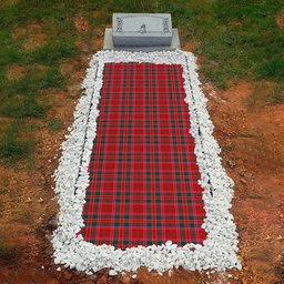 ScotsTee Shop Scottish Dalziel Modern Clan Tartan Grave Blanket For Cemetery Waterproof Custom Memorial