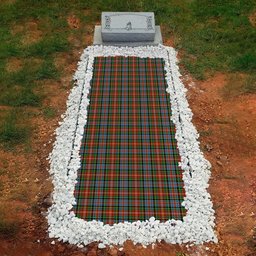 ScotsTee Shop Scottish Caledonia Ancient Clan Tartan Grave Blanket For Cemetery Waterproof Custom Memorial